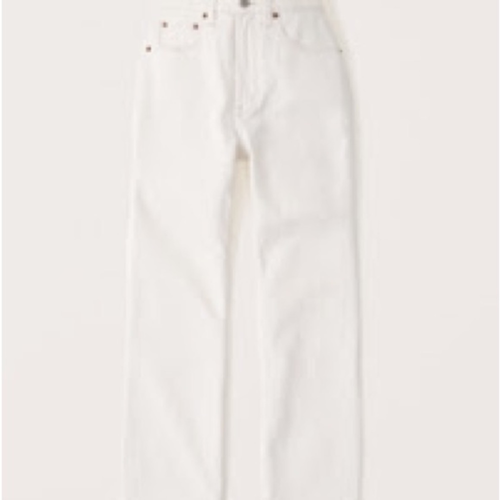 Curve Love Ultra High Rise Ankle Straight Jean - Cream